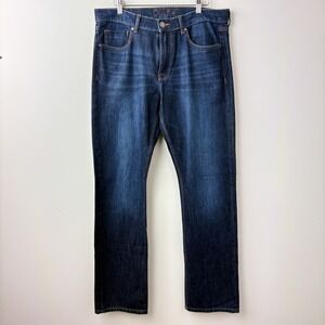DL1961 Vince Casual Straight Mens 34‎ Dark Blue Waterville 360 Comfort Jeans